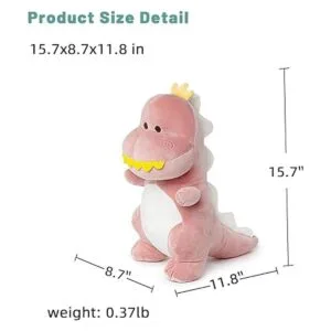 Juguete de peluche de dinosaurio grande 15.7 pulgadas_6