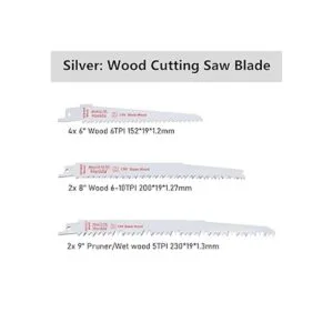 Hanida 12 hojas de sierra recíproca juego de corte de_3