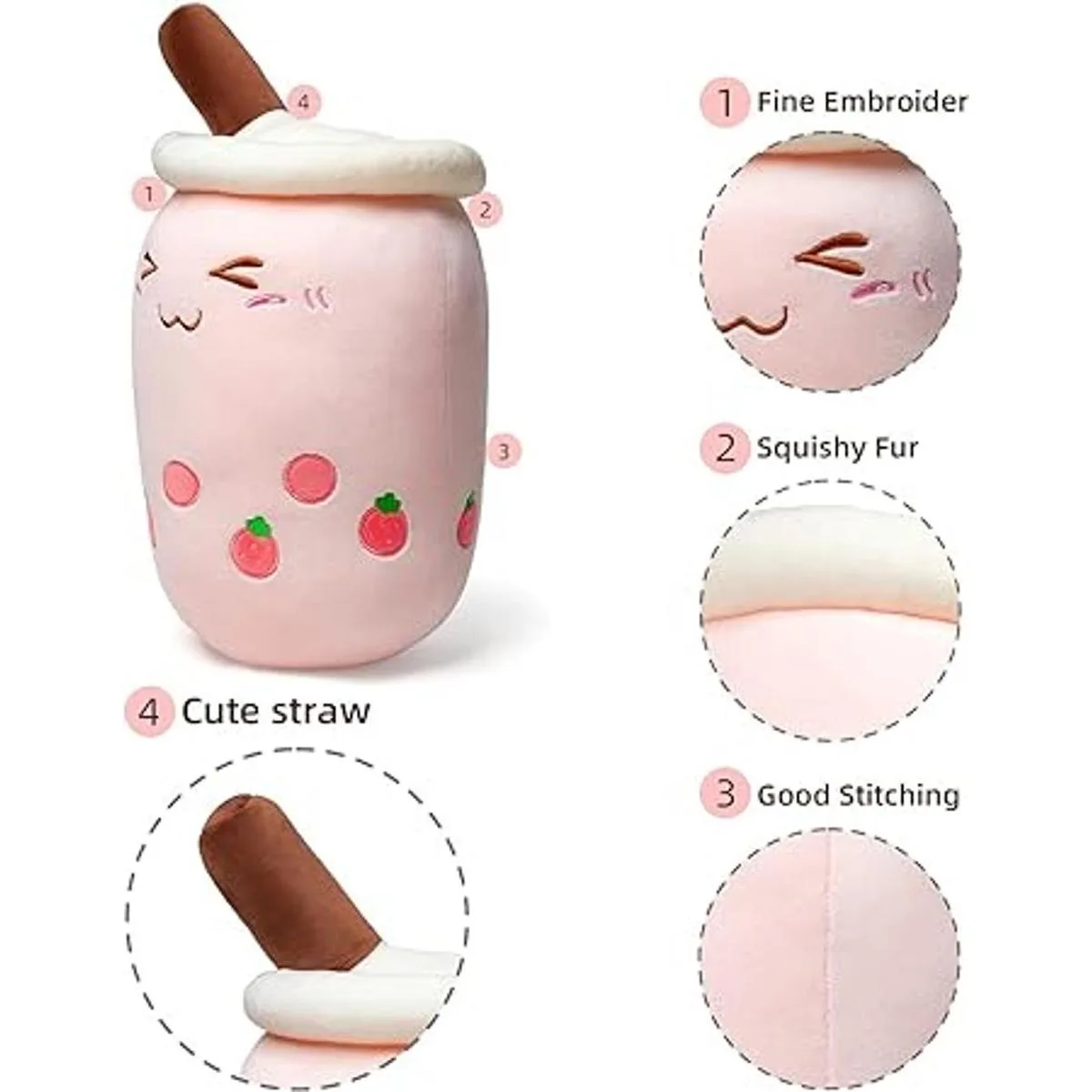 Niuniu Daddy Peluche Boba de peluche Squishy de té de_3