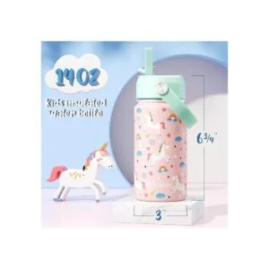 Botella de agua aislada para niños 14 onzas sin BPA_2