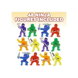 ArtCreativity Mini figuras de ninja paquete de 48_2