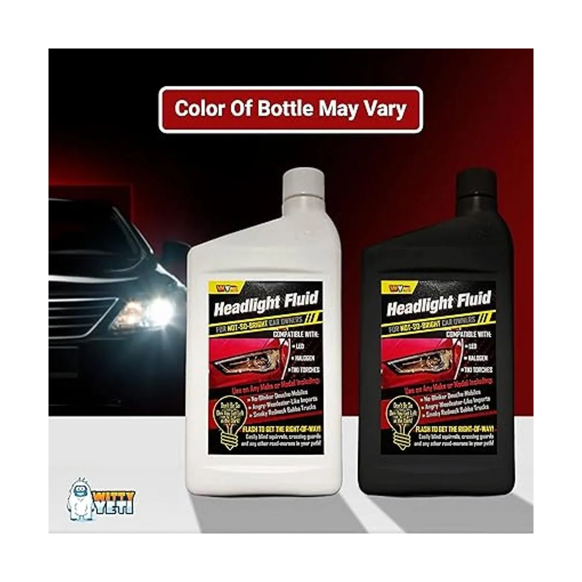 Líquido para luz delantera de automóvil regalo de broma_3