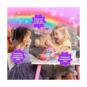 Jimbalaya Juego de té para niñas pequeñas juego de té de_3
