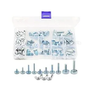 LBY 100 tornillos de mano moleteados cabeza moleteada_1