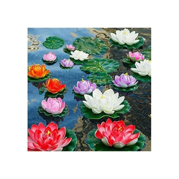 14 almohadillas de lirio de 11 y 6 pulgadas para_1