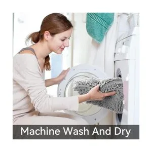 Yimobra Juego de 2 alfombras de baño de felpilla de lujo_4