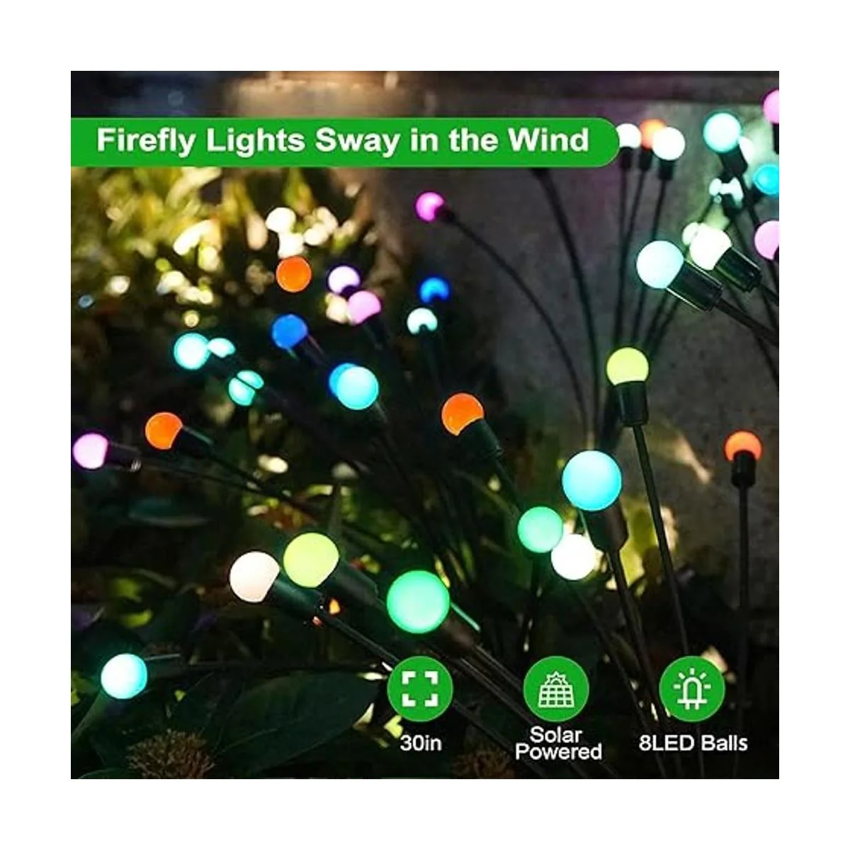 Luces de luciérnaga alimentadas por energía solar 8 luces_6