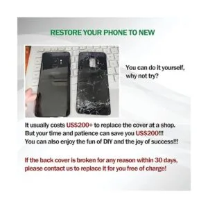 Funda de vidrio trasera para Galaxy S10e con lente de_3