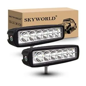SKYWORLD 2 piezas de 6 pulgadas 18 W Spot LED luces de_1