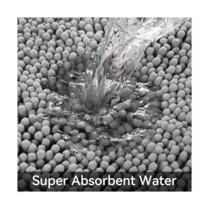 Yimobra Juego de 2 alfombras de baño de felpilla de lujo_3