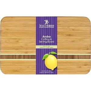 Totally Bamboo Tabla de cortar y servir de bambú de Aruba_5