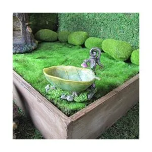 TG LLC forma de hoja al aire libre hada jardín bañera_3