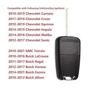 Llave de repuesto para Chevy Cruze Equinox Camaro Malibu_3