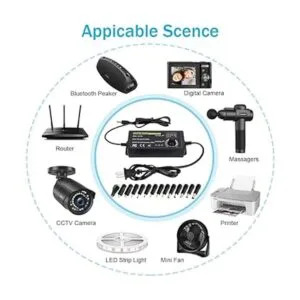 Fuente de alimentación ajustable de 72 W CC de 3 V 24 V_6