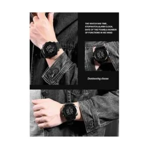 Reloj para niños grandes digital impermeable militar_2