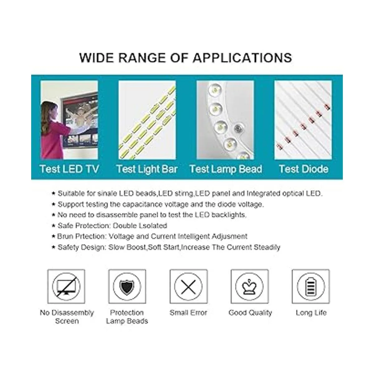 Probador de luz LED y retroiluminación de TV herramienta_4