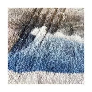 Interesante alfombra de felpa con forma de tiburón_3