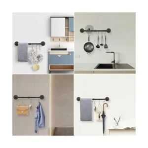 Livabber Soporte de papel de cocina de tubo industrial_4