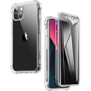 SURITCH Funda transparente compatible con iPhone 13_1