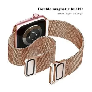Geoumy Correas magnéticas de metal compatibles con Apple_4