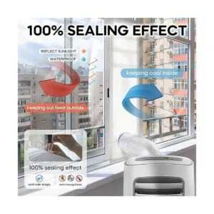 Kit de sellado de ventana de CA portátil kit de sellado_3