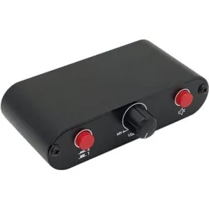 Caja divisora de interruptor de audio estéreo RCA de 2_3