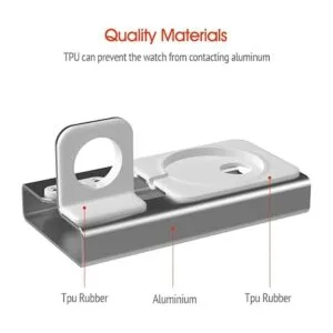Soporte de carga de aluminio 3 en 1 compatible con Apple_5