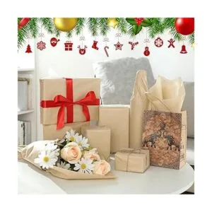 300 hojas de papel de seda kraft para embalaje papel de_7