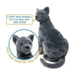 Tiger Tale Toys Rae The Russian Blue Cat Animal de_4