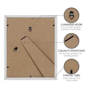 BSRHOME Marco de fotos de 11 x 14 pulgadas con plexiglás_6