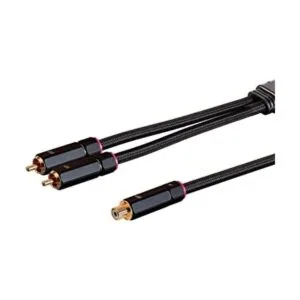 Monoprice Adaptador en Y RCA de 2 macho a 1 hembra 12_1