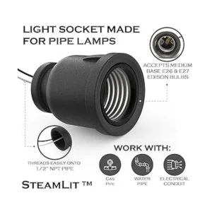 Enchufe de lámpara de tubo de hierro que se adapta a tubos_2