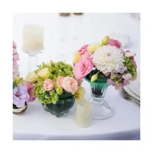 Hahood Paquete de 8 rondas de espuma floral en cuencos_6