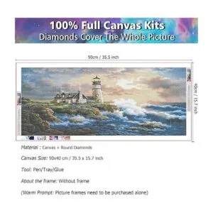 JATOK Kits de pintura de diamantes grandes para adultos_3