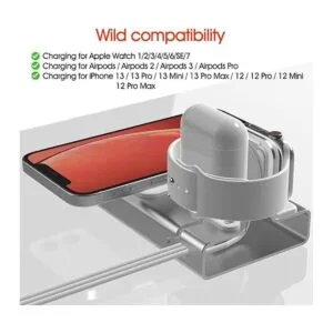 Soporte de carga de aluminio 3 en 1 compatible con Apple_2