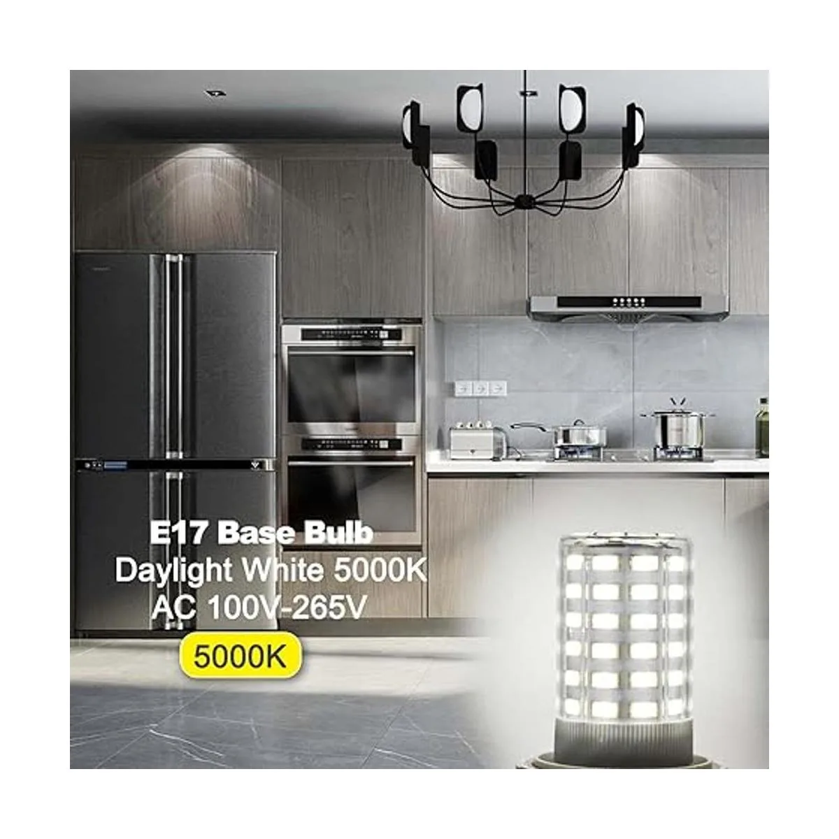 Bombilla LED E17 de luz diurna de 5.5 W para_4