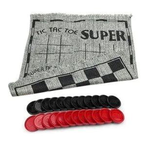 Lulu Home Jumbo Checkers juego de mesa de juego gigante 3_2