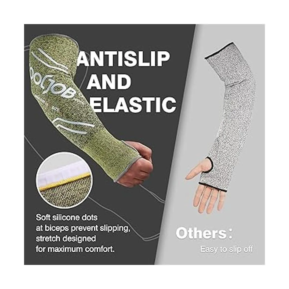 COOLJOB Mangas de protección para brazos mangas ANSI A6_3