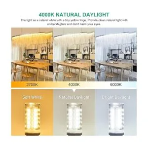 Paquete de 12 bombillas LED G9 de 4000 K de luz diurna_4