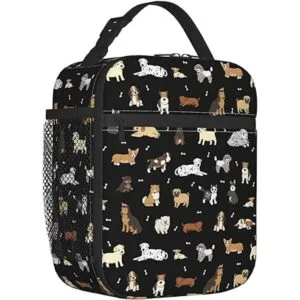 Oplp Linda bolsa de almuerzo para perros cachorros_2