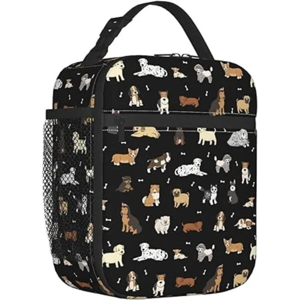 Oplp Linda bolsa de almuerzo para perros cachorros_2
