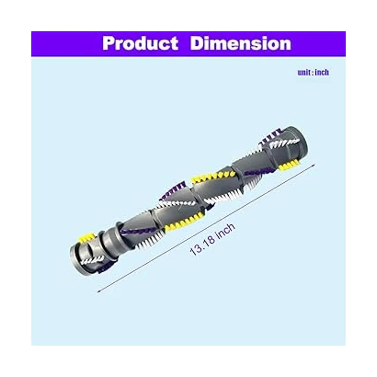 Aspiradora 1 rodillo de cepillo y 2 cinturones repuesto_3