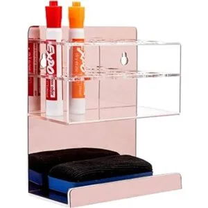 MyGift Soporte de acrílico ROS dorado para pizarra blanca_6