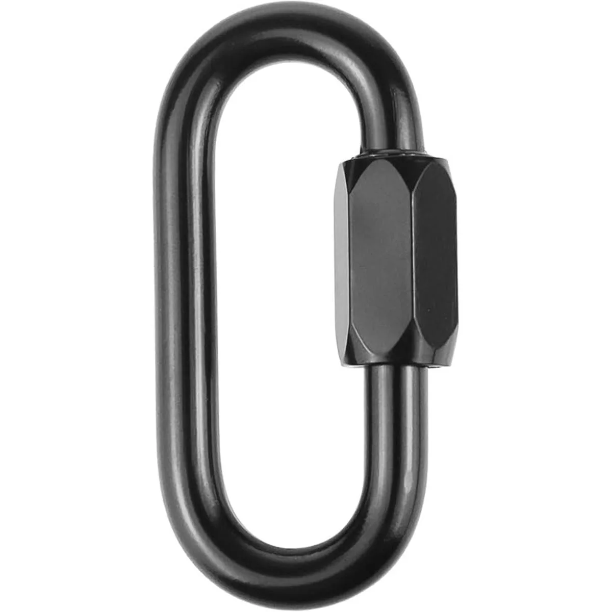 IEBUOBO Mosquetón ovalado de acero inoxidable de 0.2 in_3