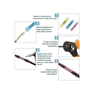 DINGYUAN 200 conectores a tope termoencogibles_5