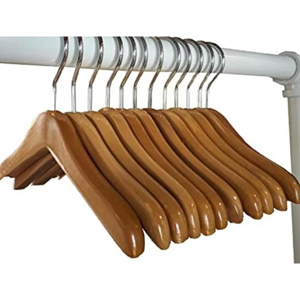 NAHANCO MINI612 Deluxe Percha de madera plana para_1