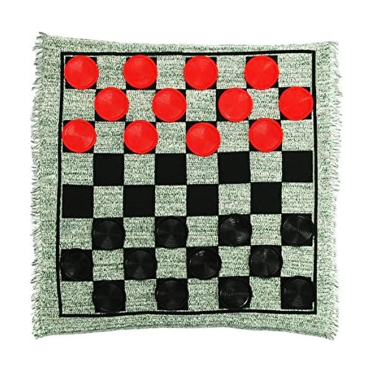 Lulu Home Jumbo Checkers juego de mesa de juego gigante 3_1