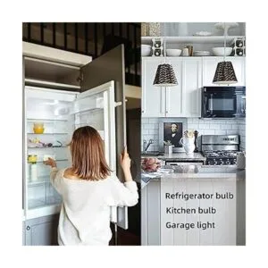 Paquete de 3 bombillas LED para refrigerador E26 de 60 W_2