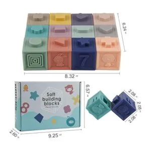 Mini Tudou Bloques de construcción suaves para bebés_6