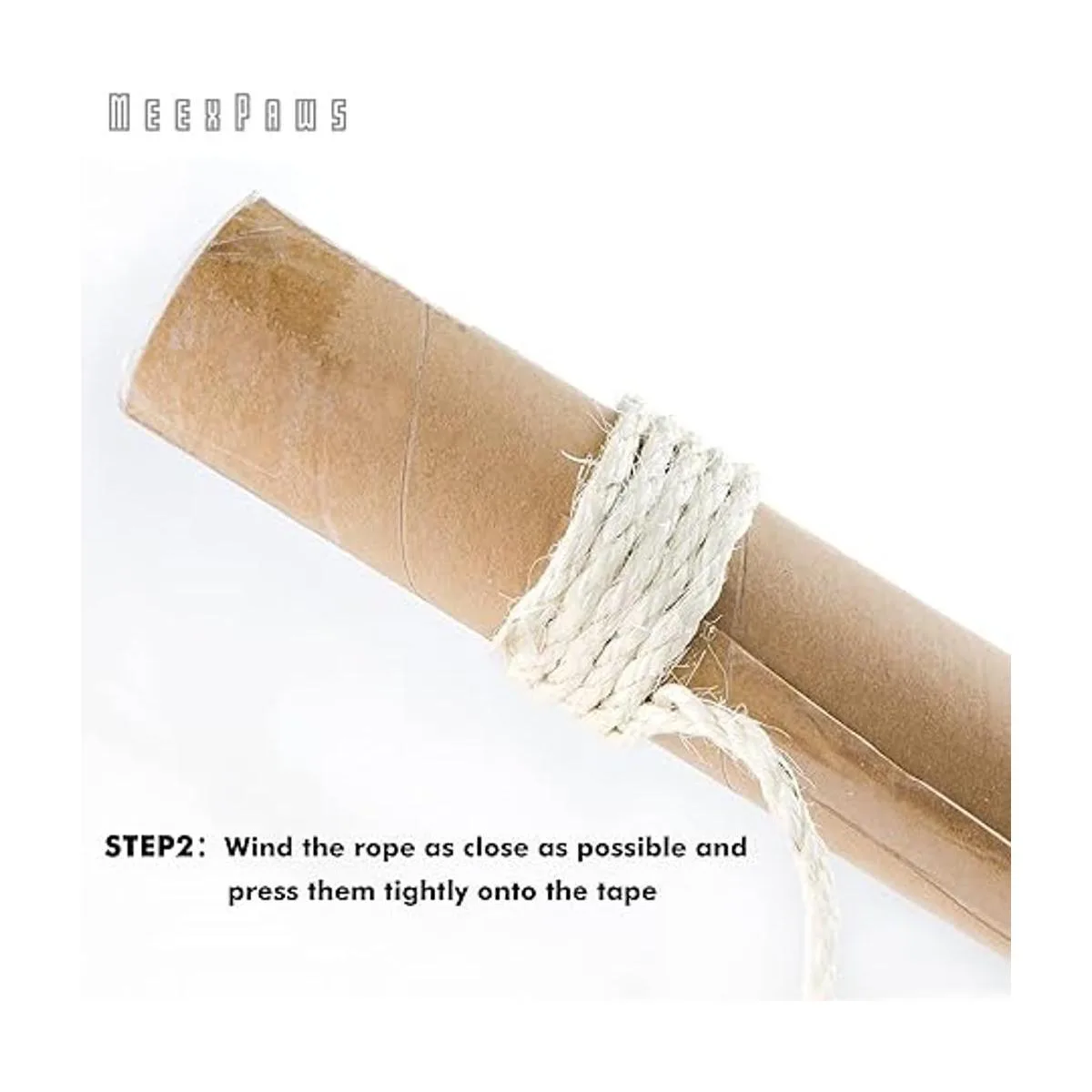 MEEXPAWS Cuerda de sisal resistente natural de repuesto_3